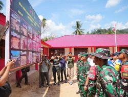 Kasum TNI Tinjau Pembangunan Hunian Sementara di Desa Napa Tapanuli Selatan