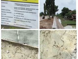 Lapor pak Bupati! Proyek Jalan di Lampung Selatan sudah Rusak, Warga Desak Pemerintah Evaluasi dan Audit