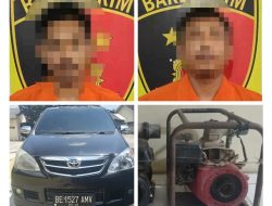 Pelaku Pencurian Alat Pertanian di Tanjung Bintang Berhasil Diamankan Polisi