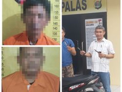 Pelaku Curanmor Ditangkap Saat Patroli Polisi di Palas, Bawa Kunci T dan Senjata Tajam