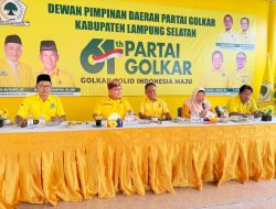 Rapat Pleno Perdana, DPD Partai Golkar Lampung Selatan Tegaskan Konsolidasi dan Target 10 Kursi di 2029