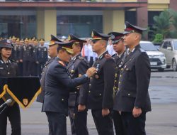 Kapolda Lampung Pimpin Upacara Hari Kesadaran Nasional Dan Anugerahkan Satya Lencana Pengabdian Kepada 459 Personel