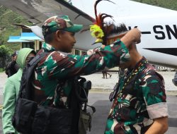 Perintah Presiden Program Pembuatan Jembatan Infrastruktur Pedesaan Danrem 173/PVB Kunjungi Kodim 1714/Puncak Jaya