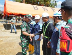 Kasum TNI Tinjau  Pembangunan Huntara-Huntap  di Tapanuli Selatan