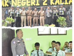 Polres Lampung Selatan Gelar Police Goes to School di SMK Negeri 2 Kalianda