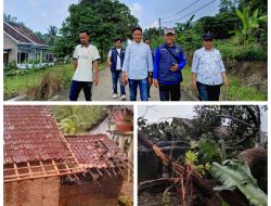 Dinsos Lamsel: Salurkan Bantuan Logistik Untuk Warga Sekurip Desa Kuripan Kec. Penengahan Terdampak puting beliung