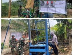 PLN Nusantara Power dan Kodim 0421/LS Bersinergi Bangun Sumur Bor Untuk Akses Air Bersih untuk warga Pesawaran