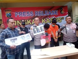 Polsek Gubeng, Tangkap Tiga Maling Motor di Pucang Jajar