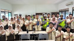 Operasi Keselamatan Krakatau 2026: Ditlantas Polda Lampung Sosialisasi Tertib Lalu Lintas Di Sekolah Al Kautsar