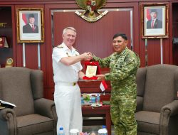 Asops Panglima TNI Terima Courtesy Call Kepala Operasi Gabungan Australia