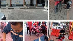 KB Samsat Surabaya Barat Pelayanan Publik Satu Atap, Polantas Menyapa Bripka Riko Priambodo Tegaskan Ketelitian Cek Fisik Ranmor