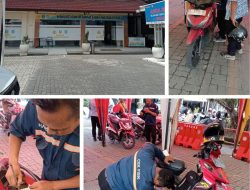 KB Samsat Surabaya Barat Pelayanan Publik Satu Atap, Polantas Menyapa Bripka Riko Priambodo Tegaskan Ketelitian Cek Fisik Ranmor