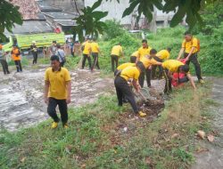 Polres Lampung Selatan Bersih-Bersih Eks Kantor Pos Lama Kalianda, Wujud Kepedulian pada Peninggalan Bersejarah  Lampung Selatan, Transpos.id. – Kepedulian