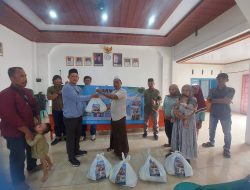 Berkah Ramadhan JARMAS Peduli Giat Bagi Paket Sembako Di kecamatan Way Panji