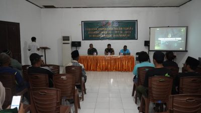 Satgas TMMD Ke-127 Kodim 1514/Morotai Gelar Penyuluhan Antikorupsi dan Pertanian di Desa Darame 7