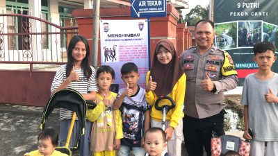 Bhabinkamtibmas Deni Madyistira Polres Lamsel: Sosialisasikan Stop Perang Sarung di Desa Binaan 6