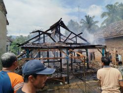 Sijago Merah Bereaksi Rumah Warga Belambangan Ludes Terbakar : Pemdes dan warga Berjibaku, Kerugian Capai 70 juta