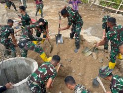 Pulihkan Akses Warga, TNI AD Bangun Jembatan Gantung Perintis Garuda di Padang