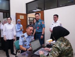 TNI Dukung Program Pemerintah, Wakapuskes TNI Tinjau Pelaksanaan CKG di FKTP Mabes TNI