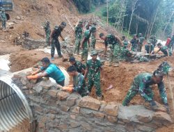 Satgas Gulbencal Kodam I/BB Tuntaskan Jembatan Armco Kedua, Percepat Pemulihan Akses Warga Pascabencana