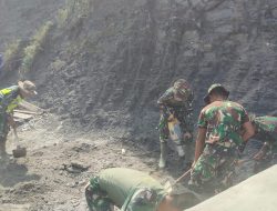 Jembatan Gantung Desa Burlah Aceh Tengah Tembus 50 Persen, TNI AD Percepat Akses Antar Desa