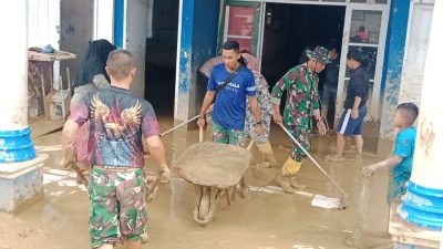Hadir untuk Rakyat, TNI AD Pulihkan SD dan TK Terdampak Bencana di Tapanuli Selatan 6