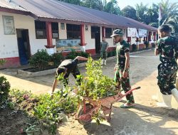 Satgas Kodam I/BB Pulihkan Sekolah Terdampak Banjir di Tapsel, Siswa Kembali Belajar Normal