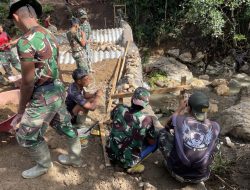 TNI AD Bangun Jembatan Aramco di Lima Puluh Kota, Perkuat Akses dan Ekonomi Warga