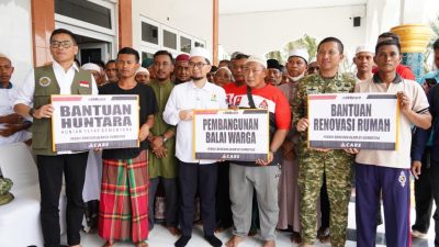 Wujud Solidaritas Kebangsaan, TNI Bersama UAH Care Bangun Harapan Pasca Bencana Aceh 5