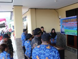 Dandim 1714/PJ Dukung Pemerintah Daerah Peresmian Gedung Lubung Pangan Dinas Ketahanan Pangan Kabupaten Puncak Jaya