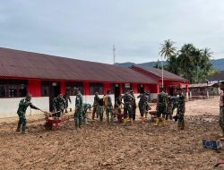 TNI AD Percepat Pemulihan Sekolah Terdampak Bencana di Tapanuli Tengah