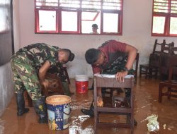TNI AD Pulihkan SDN 152983 Hutanabolon I Pasca Banjir, Sekolah Kembali Digunakan