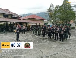 Kodim 1714/Puncak Jaya Ibadah Sholat Idul Fitri 1447 H / 2026 M di Masjid AL- Mujahidin Mulia Kab. Puncak Jaya