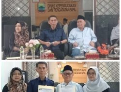 Edi Firnandi Serahkan Jabatan Kadis Dukcapil Lampung Selatan kepada Anton Carmana
