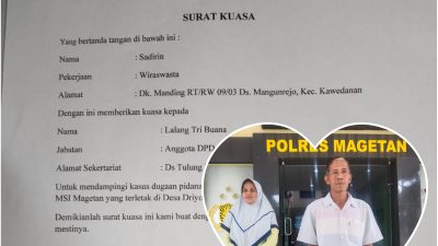 Anggota LSM LIRA Dampingi Korban MSI Ditolak Penyidik Polres Magetan 5