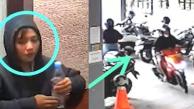 Aksi Pelaku Curanmor Terekam CCTV: Dua Pasangan di Surabaya Nekat Nyolong Motor di Parkiran Kos Dukuh Kupang Barat 6