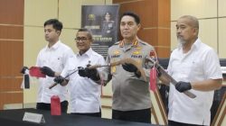 Polda Jatim Amankan Tiga Tersangka Kasus Pemerasan Disertai Pengancaman di Pasuruan