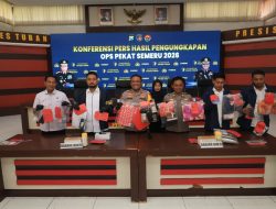 Polres Tuban Gelar Konferensi Pers Ungkap Kasus Selama Operasi Pekat Semeru 2026