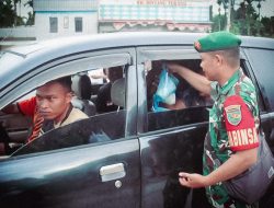 Ramadhan Berkah, Koramil Kuala Kencana dan Koramil Jila Bagikan 500 Paket Takjil