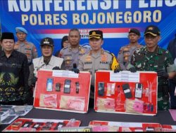 Polres Bojonegoro Bongkar Jaringan Peredaran Sabu dan Ganja, 13 Tersangka Ditangkap