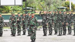 Dandim 1710/Mimika Pimpin Upacara 17-an, Bacakan Amanat Pangdam XVII/Cenderawasih