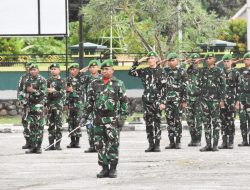 Dandim 1710/Mimika Pimpin Upacara 17-an, Bacakan Amanat Pangdam XVII/Cenderawasih