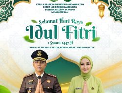 Kepala Kejaksaan Negeri Lamongan dan Ketua IAD beserta Seluruh Jajaran Mengucapkan Selamat Hari Raya Idul Fitri 1 Syawal 1447 H