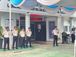 Lapas Kalianda Gelar Apel Siaga Idulfitri, Pastikan Layanan Kunjungan Tetap Optimal