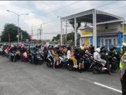 Puncak Mudik, Polres Pelabuhan Tanjungperak Lakukan Rekayasa Lalu Lintas di Suramadu