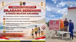 Polisi Imbau Wisatawan Waspada Arus Laut Saat Libur Lebaran di Pantai Lampung Selatan 3