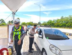 Polres Lampung Selatan Terapkan Screening Tiket dan Sistem Stiker bagi Pemudik Menuju Pelabuhan