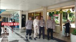 Libur Lebaran Aman, Polrestabes Surabaya Intensifkan Patroli Jalan Kaki di Kebun Binatang Surabaya 1