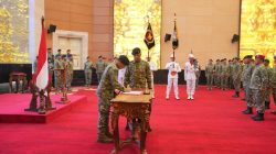 Panglima TNI Pimpin Penyerahan dan Pelantikan Jabatan di Lingkungan TNI