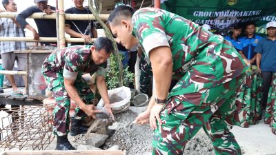 TNI Perkuat Kemanunggalan dengan Rakyat Melalui Pembangunan Jembatan Garuda dan Program Gentengisasi 6